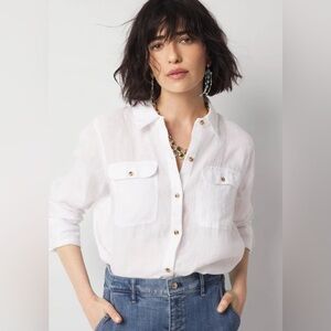 WHBM Button Up Top